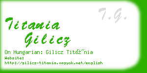 titania gilicz business card